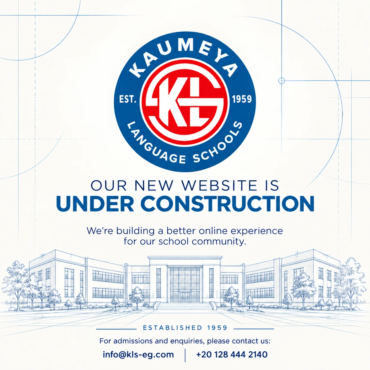 KLS Language Schools — Our new website is under construction. For admissions and enquiries, contact info@kls-eg.com or +20 128 444 2140.